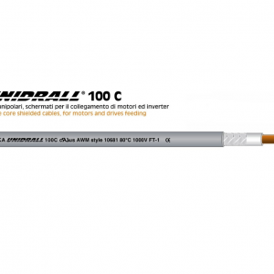 Unidrall 100C-Screened single wire high flex cable
