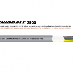 Unidrall 2500 - HIgh flex dynamic cables ul approved
